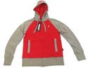 Men's Winter Hoodie Warm Full Zip Jumper Gongshow Going the Distance Red Grey