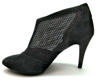 Alfani Sage Women's Closed Toe Mesh Block Wedge Zipped Sandals Black Size 8.5