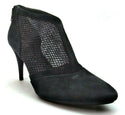 Alfani Sage Women's Closed Toe Mesh Block Wedge Zipped Sandals Black Size 8.5
