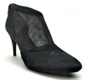 Alfani Sage Women's Closed Toe Mesh Block Wedge Zipped Sandals Black Size 8.5