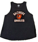 Baltimore Orioles Women's Tank Top Multicount Racerback Black