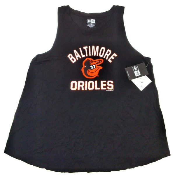 Baltimore Orioles Women's Tank Top Multicount Racerback Black