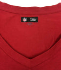 NFL Team Women's T-Shirt  Apparel Arizona V-Neck Cardinal Graphic Red Medium