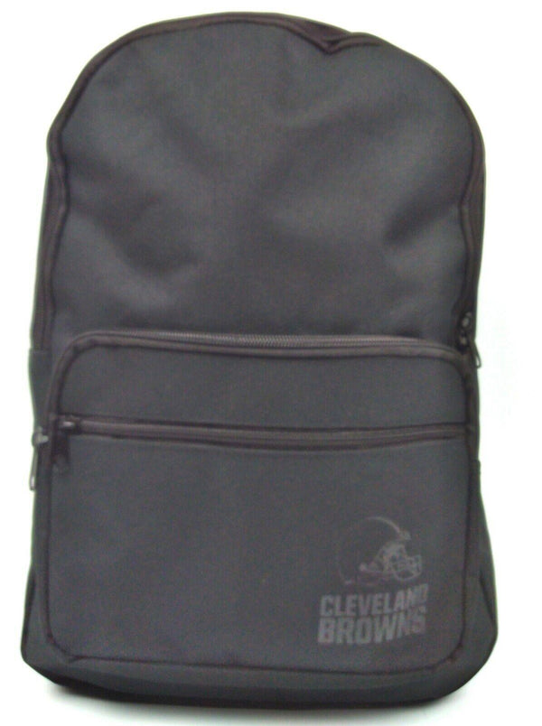 Cleveland Browns FOCO All Day Backpack with Wide Comfortable Straps Solid Black