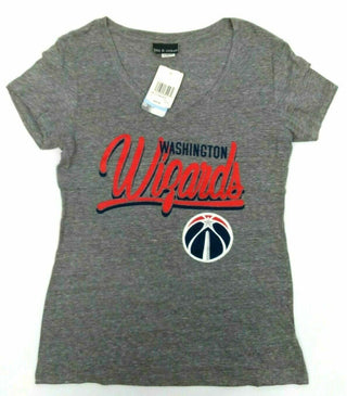NBA Washington Wizards Girl's Youth Short Sleeve T- Shirt 5th & Ocean Grey - XL