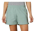 Columbia Women's Shorts Sandy River Water Elastic Light Lichen X-Large New