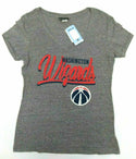 NBA Washington Wizards Girl's Youth Short Sleeve T- Shirt 5th & Ocean Grey - XL