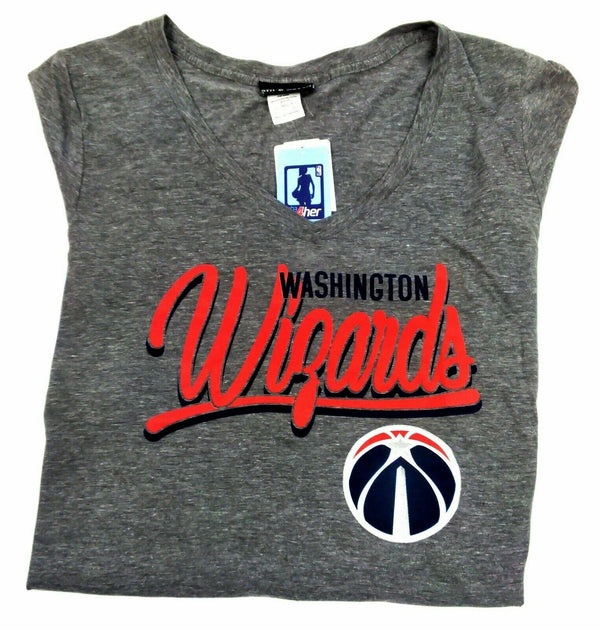 NBA Washington Wizards Girl's Youth Short Sleeve T- Shirt 5th & Ocean Grey - XL