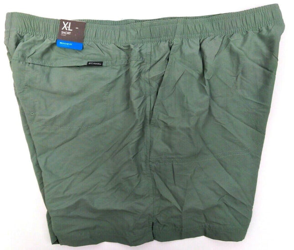 Columbia Women's Shorts Sandy River Water Elastic Light Lichen X-Large New