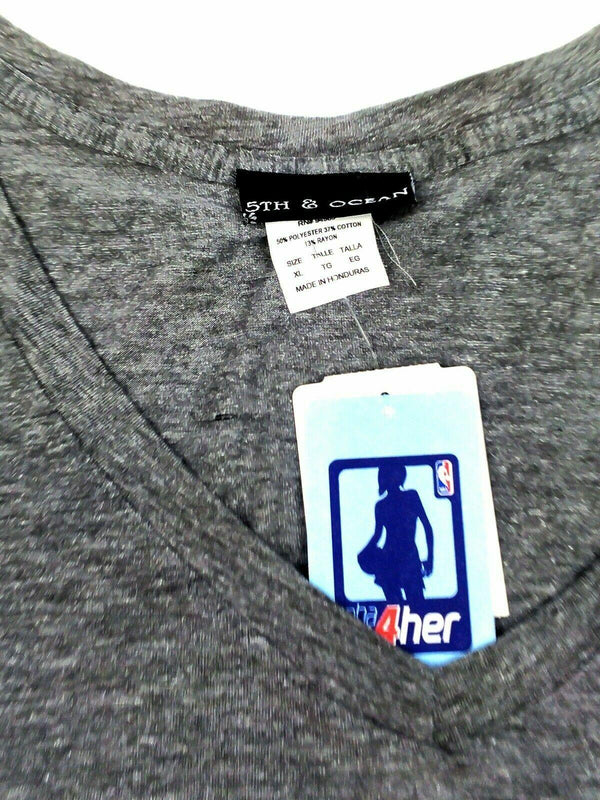 NBA Washington Wizards Girl's Youth Short Sleeve T- Shirt 5th & Ocean Grey - XL