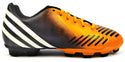 Adidas Performance Boy's Soccer Shoes Predito Lace-Up Black Orange Size 4