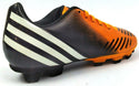 Adidas Performance Boy's Soccer Shoes Predito Lace-Up Black Orange Size 4