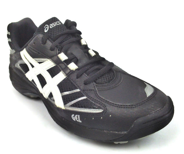 Asics Gel Blackheath Women's Field Hockey Shoes Black White Silver Size 11 New