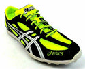 Asics Men's Cross Country Shoes Lace Up Hyper XCS Electric Lemon Black White