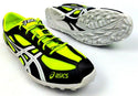 Asics Men's Cross Country Shoes Lace Up Hyper XCS Electric Lemon Black White