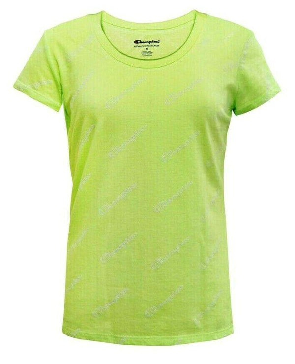 Champion Girl's Script Print Short Sleeve T-Shirt Chilled Mint Green