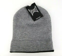 Winter Beanie UFC MMA Cage Fight Tapout Cuffed Striped Toque Grey One Size