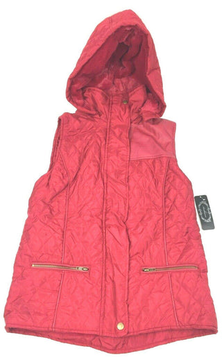 Ambiance Men's Winter Vest Jacket Body Warmer Sleeveless Hooded Coat Medium