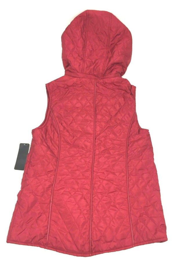 Ambiance Men's Winter Vest Jacket Body Warmer Sleeveless Hooded Coat Medium