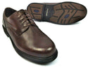 Dunham Men's Dress Shoes Waterproof Lace-up Office Shoes Brown