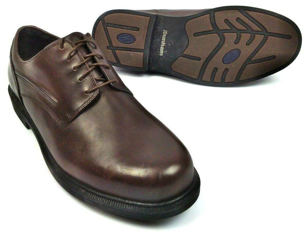 Dunham Men's Dress Shoes Waterproof Lace-up Office Shoes Brown