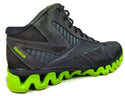 Reebok Men's Basketball Shoes Zig Tech Gravel Black Charged Green New in Box