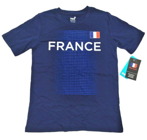 France Boy's T-Shirt Gen 2 Outerstuff Youth Soccer One Team Short Sleeve Navy