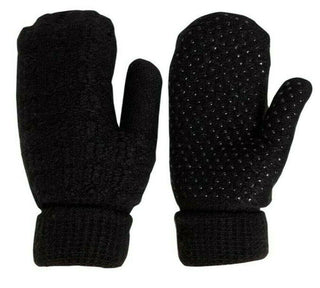 Field & Stream Women's Winter Cable Mittens Black Keep Warm One Size Fits Most