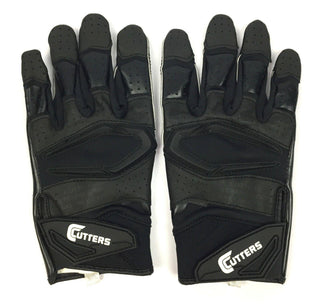 Cutters Adult Football Receiver Gloves REV Pro C Tack Black - Small