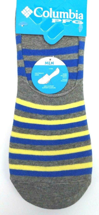 Columbia Sportwear Men's Socks PFG Gingham Full Toe Liner Large 3 Pack New