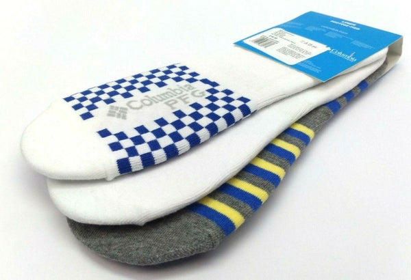 Men's Sportwear Socks Columbia PFG Gingham Full Toe Liner Large 3 Pack New