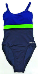 Dolfin Women's Swimsuit Colorblock One-Piece X-back Size 6 New