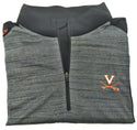 Virginia Cavaliers Men's Pullover 1/4 Zip Base Layer Gray Black X-Large