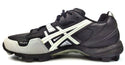 ASICS Women's Field Hockey Shoes Soccer Cleats GEL-V Cut Black White Silver New