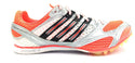 Adidas Men's Track and Field Spiked Shoes Boston LD Silver Orange Size 5.5