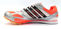 Adidas Men's Track and Field Spiked Shoes Boston LD Silver Orange Size 5.5