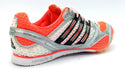 Adidas Men's Track and Field Spiked Shoes Boston LD Silver Orange Size 5.5