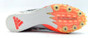 Adidas Men's Track and Field Spiked Shoes Boston LD Silver Orange Size 5.5