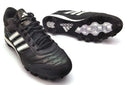 Adidas Boys Baseball Shoes Triple Star 6 Mid Lace Up Black White Size 10.5 New