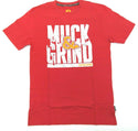 Gongshow Men’s Graphic T-Shirt Hockey Style Short Sleeve Crew Neck Tee Red - NEW