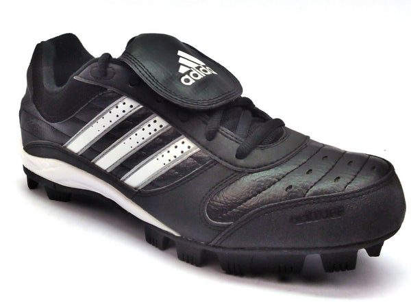 Adidas Women's Softball Shoes Triple Star 6 Low W Lace Up Black White Size 6 New