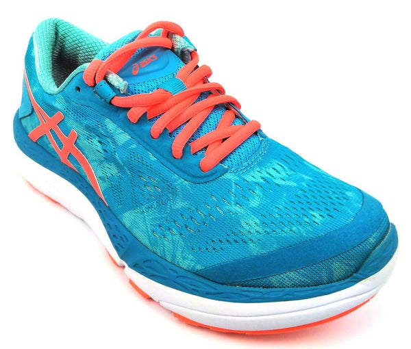 Asics Women's 33-M 2 Mesh Running Shoes Aquarium Flash Coral Aruba Blue Size 6.5