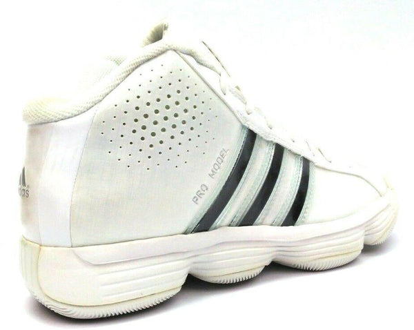 Adidas Women's Basketball Shoes Pro Model Lace Up W Run White Black Size 8