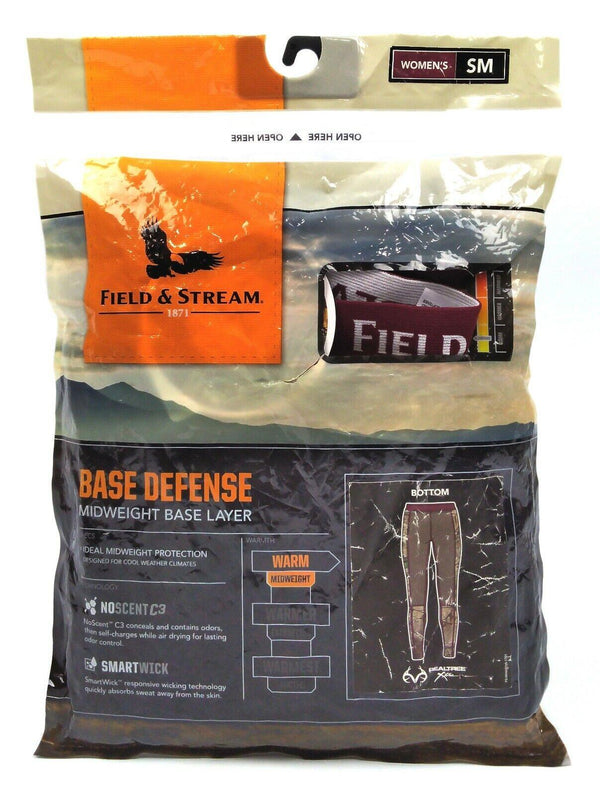 Field & Stream Women's Base Layer Defense Midweight Leggings Realtree Xtra