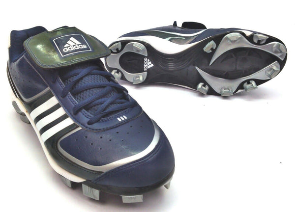 Adidas Women's Softball Fastpitch Shoes Lace Up 4 TPU Navy Black White New