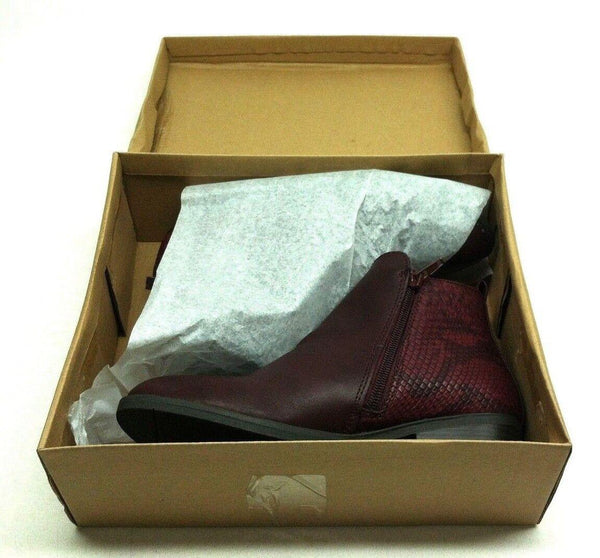 Hawkwell Women's Stylish Low Heel Side Zipper Ankle Booties Brown - Size 6