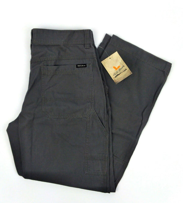 Field & Stream Men's Work Pants Canvas Utility Classic Straight Leg Flat Front