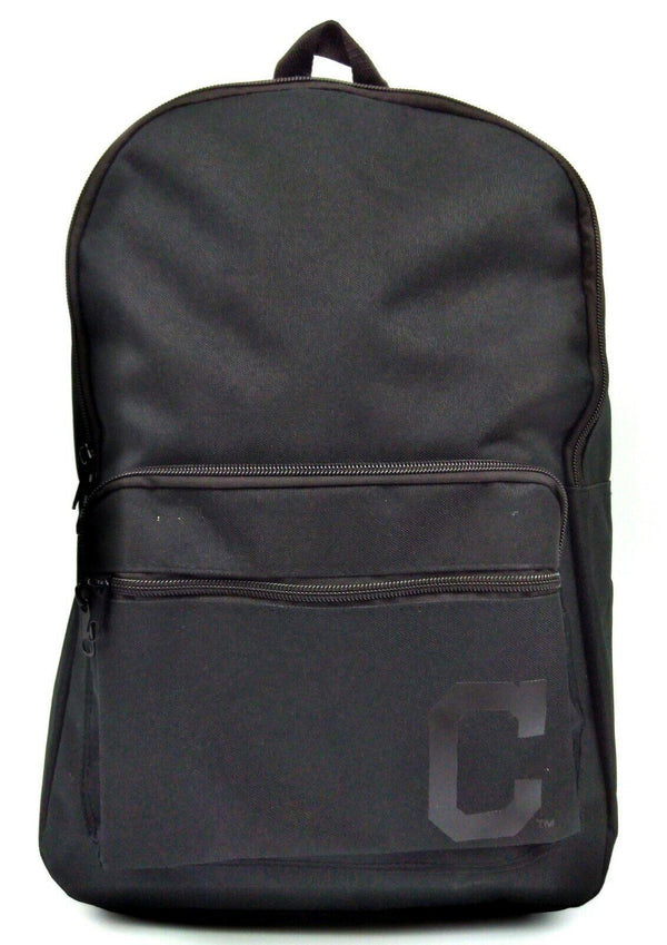 FOCO Solid Black Zippered Pockets All day Backpack with Wide Comfortable Straps