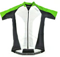 SUB Elite Men's Cycle Jersey Performance Wear Short Sleeve White/Green Medium