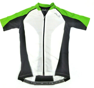 SUB Elite Men's Cycle Jersey Performance Wear Short Sleeve White/Green Medium